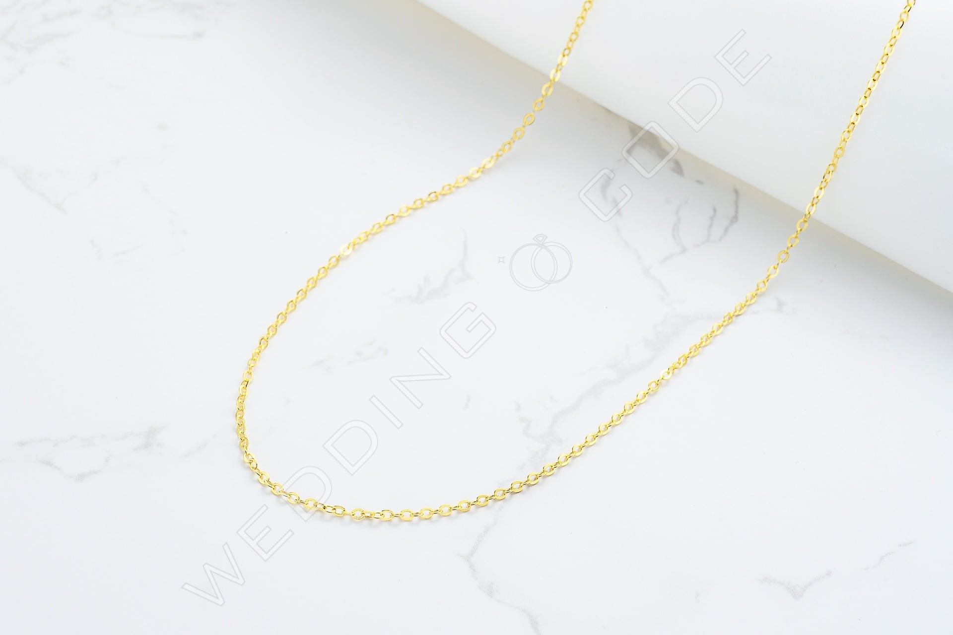 4.O字鍊-寬(黃k)