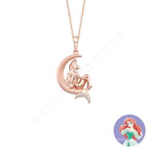 迪士尼 小美人魚 項鍊TON2721玫