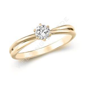 求婚鑽戒｜4438黃-50-CVD