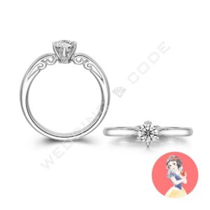 白雪公主 求婚鑽戒|鉑金|自選主石|#2506-30