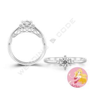 睡美人 求婚鑽戒|鉑金|自選主石|#2792-30