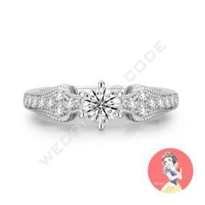 白雪公主 求婚鑽戒|鉑金|自選主石|#2920-30