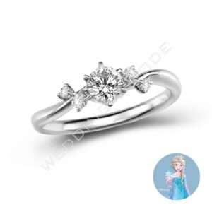 冰雪奇緣 求婚鑽戒|鉑金|自選主石|#3199-30