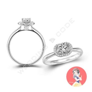 白雪公主 求婚鑽戒|鉑金|自選主石|#3340-30
