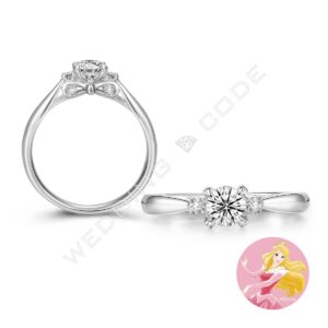 睡美人 求婚鑽戒|鉑金|自選主石|#3402-30
