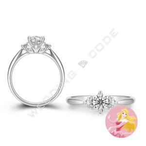 睡美人 求婚鑽戒｜鉑金｜自選主石｜#3590-30