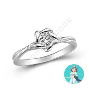阿拉丁 求婚鑽戒|鉑金|自選主石|#3977-30