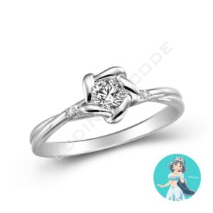 阿拉丁 求婚鑽戒|鉑金|自選主石|#3977-30