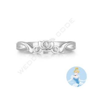 仙杜瑞拉 女戒|鉑金|0.07 克拉 #4317