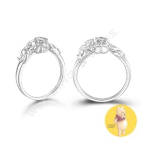 小熊維尼 求婚鑽戒|鉑金|#4365-16