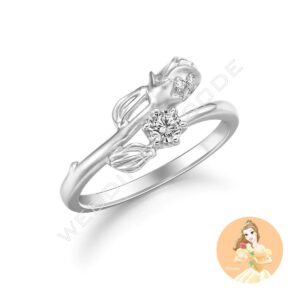 美女與野獸 求婚鑽戒|鉑金|#4377-12