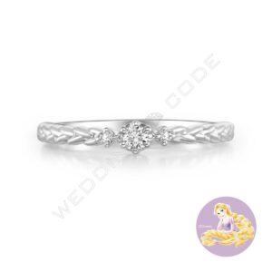 魔髮奇緣 求婚鑽戒|鉑金|#4396-06