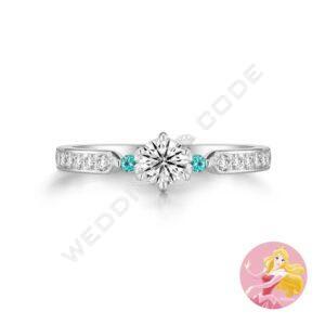 睡美人 求婚鑽戒|鉑金|#4501-30