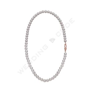 項鍊|玫瑰金|0.13 克拉 天然珍珠 #單珠6-6.5mm