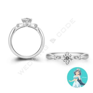 阿拉丁 求婚鑽戒|鉑金|自選主石|#3208-30