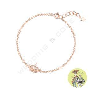 玩具總動員 三眼怪 手鍊｜純銀鍍玫瑰金｜#TOB0883玫S