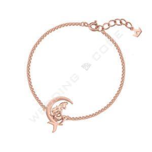 小美人魚 手鍊｜純銀鍍玫瑰金｜#TOB0936玫S