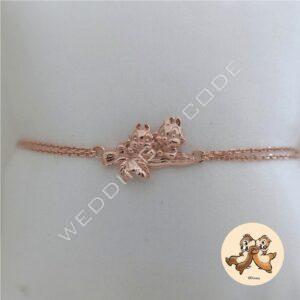 奇奇蒂蒂 手鍊|純銀鍍玫瑰金|#TOB0940玫S