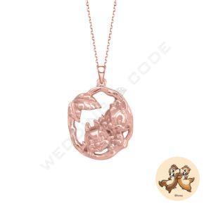 奇奇蒂蒂 項鍊|純銀鍍玫瑰金|#TON3015玫S