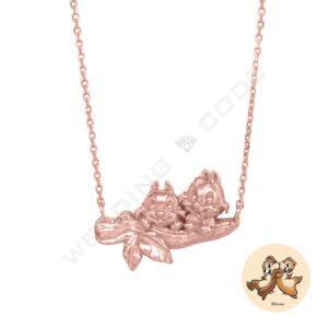 奇奇蒂蒂 項鍊｜純銀鍍玫瑰金｜#TON3016玫S