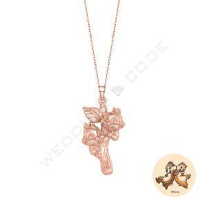 奇奇蒂蒂 項鍊|純銀鍍玫瑰金|#TON3017玫S