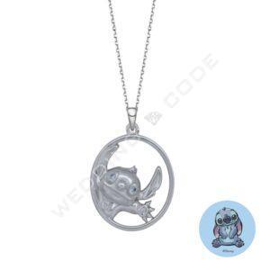 星際寶貝 史迪奇 項鍊|純銀|鋯石 #TON3018S