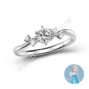 冰雪奇緣 求婚鑽戒｜鉑金｜#3199-30