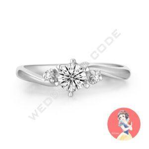 白雪公主 求婚鑽戒|鉑金|#3204-30