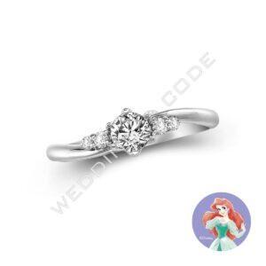 小美人魚 求婚鑽戒｜鉑金｜#3231-30