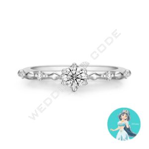 阿拉丁 求婚鑽戒|鉑金|#3488-30